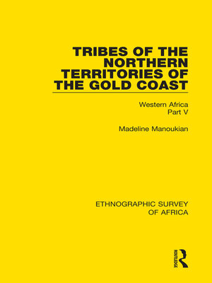 cover image of Tribes of the Northern Territories of the Gold Coast